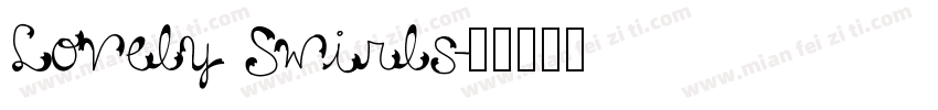 Lovely Swirls字体转换